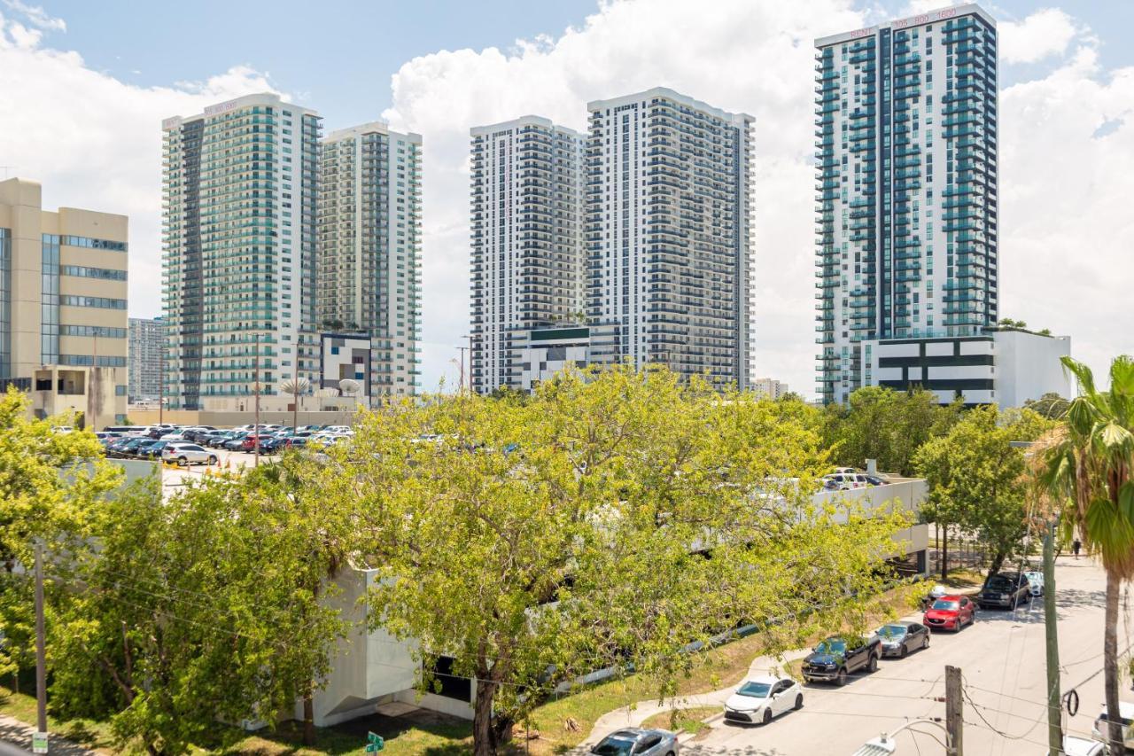 Home Miami Downtown With Balcony - 5 Minutes From Wynwood & Port - Art District Near Beach Eksteriør bilde